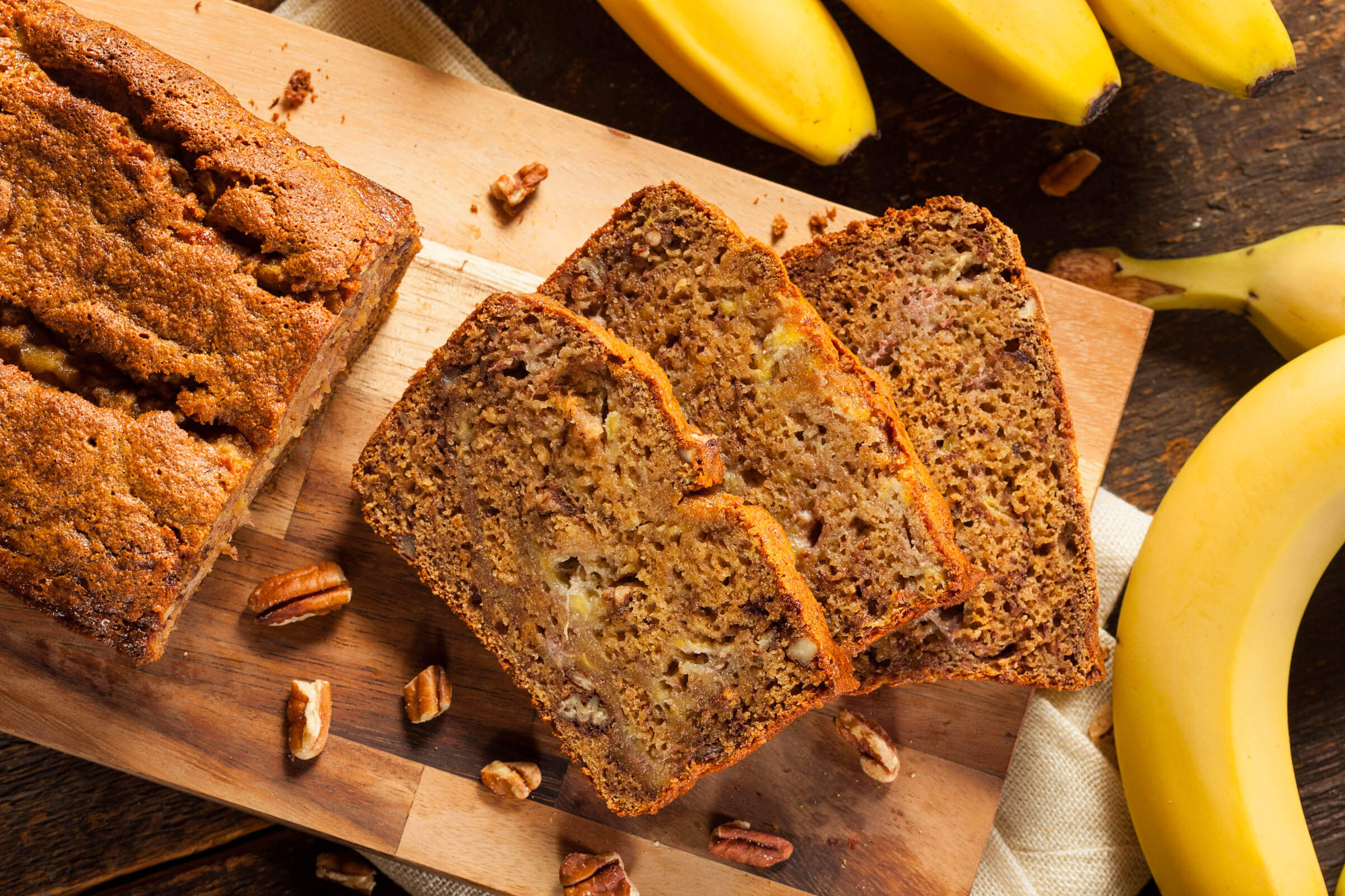 Süßes Bananenbrot mit Honigbutter - UNTERKOFLER - Bäckerei und Konditorei